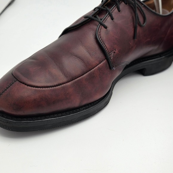Allen Edmonds Derby‎ Men 9.5 Burgundy Leather Split Toe Made in USA Dress Shoes main image 8